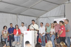 Candidatura en las pasadas elecciones del PSOE al Ayuntamiento de San Sebastián de La Gomera