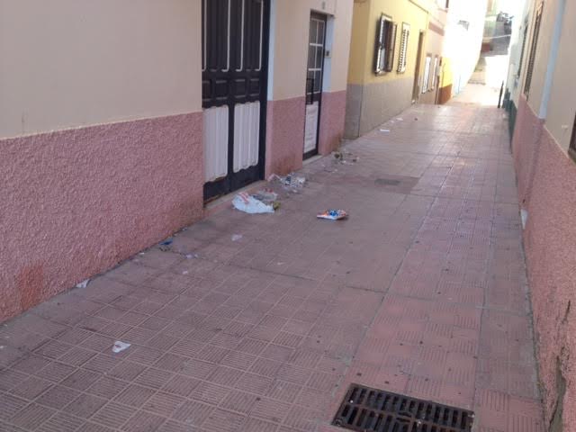 Imagen de una calle de San Sebastián (Foto remitida por el G.M. Socialista)