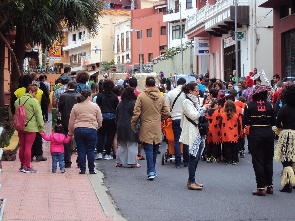 Carnaval centro educativo en Vallehermoso