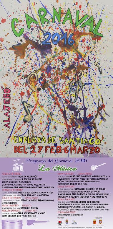 Cartel del Carnaval de Playa de Santiago