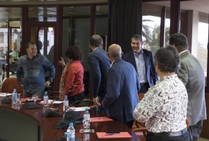 Reunión del Presidente del Gobiern con los empresarios gomeros