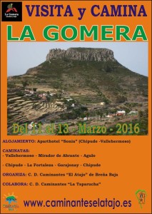 Cartel de Caminantes El Atajo