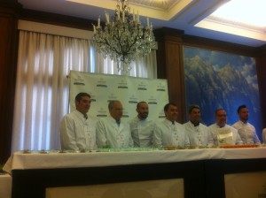 Casimiro Curbelo en la presentación de Gastrocanarias