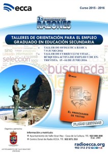 cartel taller de empleo en valle gran rey