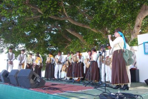 Acto Día de Canarias en Alajeró. Foto Erasmo Ramos 