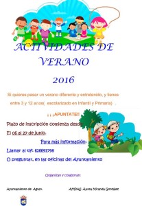 Actividades de verano en Agulo