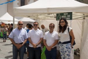 Autoridades feria de Vallehermoso