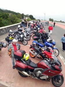 Algunas de las motos participantes.