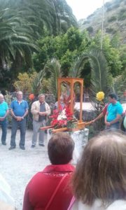 procesión de San Pedro en Vallehermoso