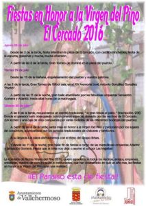 Programa fiestas del cercado