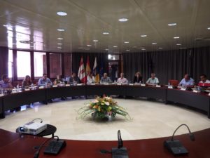 Reunión del comité de seguimiento de la Reserva de la Biosfera en el Cabildo de La Gomera
