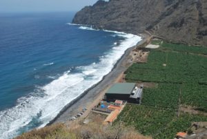 Playa de Santa Catalina en Hermigua