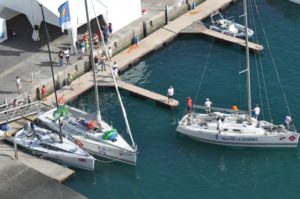 Llegada de embarcaciones al puerto deportivo de San Sebastián Foto: Gomeranoticias