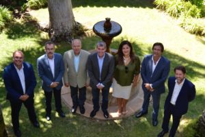 Presidentes de los cabildos en el Parador de Turismo