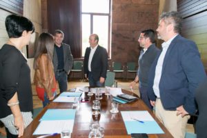 consejeros-de-deportes-con-el-presidente-del-gobinero-de-canarias
