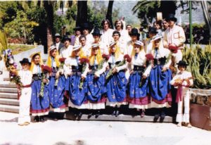 A.F. Iballa en las Fiestas de Mayo en Santa Cruz de Tenerife año 1974