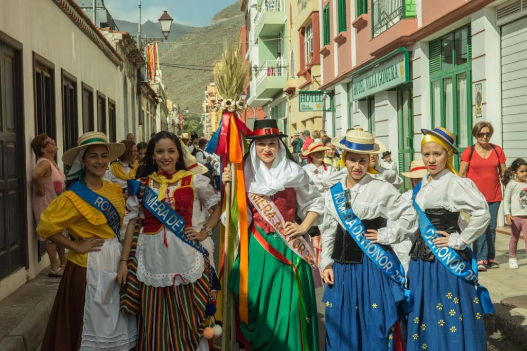 Romera Mayor y romeras de las Fiestas de San Sebastián 2017