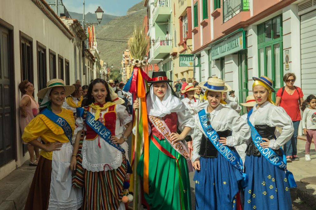 Romera Mayor y romeras de las Fiestas de San Sebastián 2017