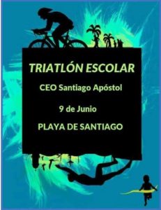 Triatlon Playa de Santiago cartel