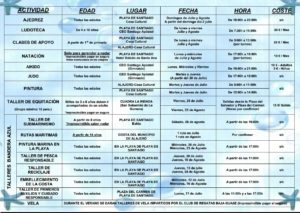 actividades alajeró verano