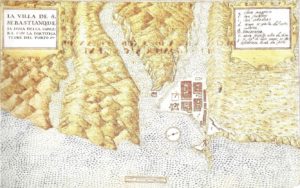 Mapa histórico de San Sebastián