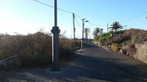 Iluminación acceso a la Playa del Inglés