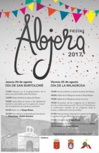 fiestas de alojera 2017