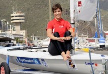 La regatista olímpica tinerfeña Alicia Cebrián estará este jueves a las 20.00 horas en el Club Náutico de San Sebastián de La Gomera