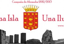 «Una Isla,Una Ilusión» slogan de la campaña de abonados de la U.D. Gomera en el año de su regreso a Tercera División