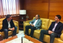 Visita oficial del Director General de Deportes del Gobierno de Canarias al Cabildo