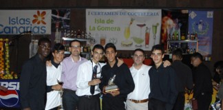 Ahmed Ben Azuze alumno del Departamento de Hostelería del I.E.S. S.S. GOMERA,vencedor en el I Certamen de Coctelería ‘Isla de La Gomera’