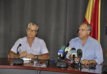 Juan Alonso Herrera,nuevo vicepresidente primero del Cabildo de La Gomera y Ventura del Carmen Rodríguez,portavoz del PSOE