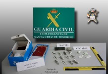 La Guardia Civil de La Gomera detiene a tres personas por tráfico de drogas