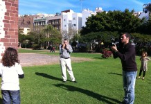 El Cabildo colabora con la cadena de televisión Euronews para grabar un reportaje sobre el Silbo de La Gomera