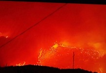 No se descarta la actuación de uno o varios pirómanos en el origen del incendio de La Gomera