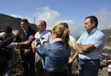 Cabildo y Ayuntamientos de La Gomera solicitan ayudas para mitigar los daños producidos por el incendio