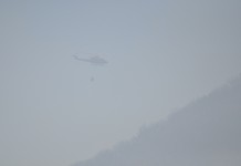19:47 HORAS: El incendio se inicia en la zona perimetrada y «una fuerte llamarada saltó al Alto del Garajonay»