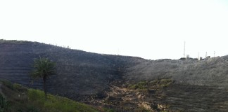 El fuego de Las Hayas afectó a los repetidores de telecomunicaciones del Cabildo de La Gomera y otras empresas del sector