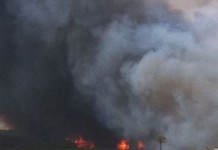 El fuego continúa avanzando sin control pero no hay novedades importantes con respecto a los núcleos poblacionales
