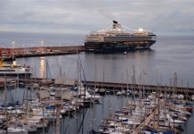 El Mein schiff ha desembarcado en La Gomera más diez mil personas esta temporada