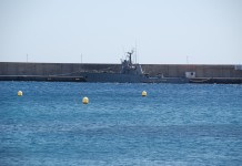 El patrullero «Medas» atraca en el puerto de San Sebastián