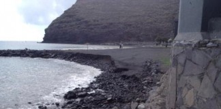 ¿Dónde están los 15.000 metros cúbicos de arena depositada hace escasos días en la playa de San Sebastián de La Gomera?