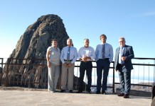 La solidaridad de las islas llega al Roque de Agando a través de los presidentes de los cabildos insulares