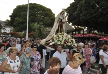 Numerosos participantes en las procesiones en honor a la Virgen del Carmen en La Gomera