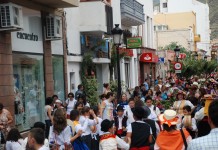 Romería escolar,concierto de bandas de música y baile con motivo del Día de Canarias