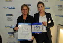 El Hotel Jardín Tecina ha recibido el premio “Holiday Check Top Hotel 2012”