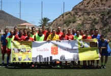 La U.D. Gomera continuó su pretemporada este fin de semana en Vallehermoso