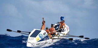 Los más rápidos en cruzar el Atlántico a remo