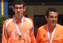 Ismael Darias Jerez,campeón de Canarias Junior en cinco kilómetros Ruta y Adolfo Pérez subcampeón regional veterano