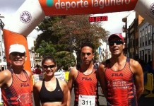 Atletas gomeros en la XIII Media Maratón de la ciudad de La Laguna 2012